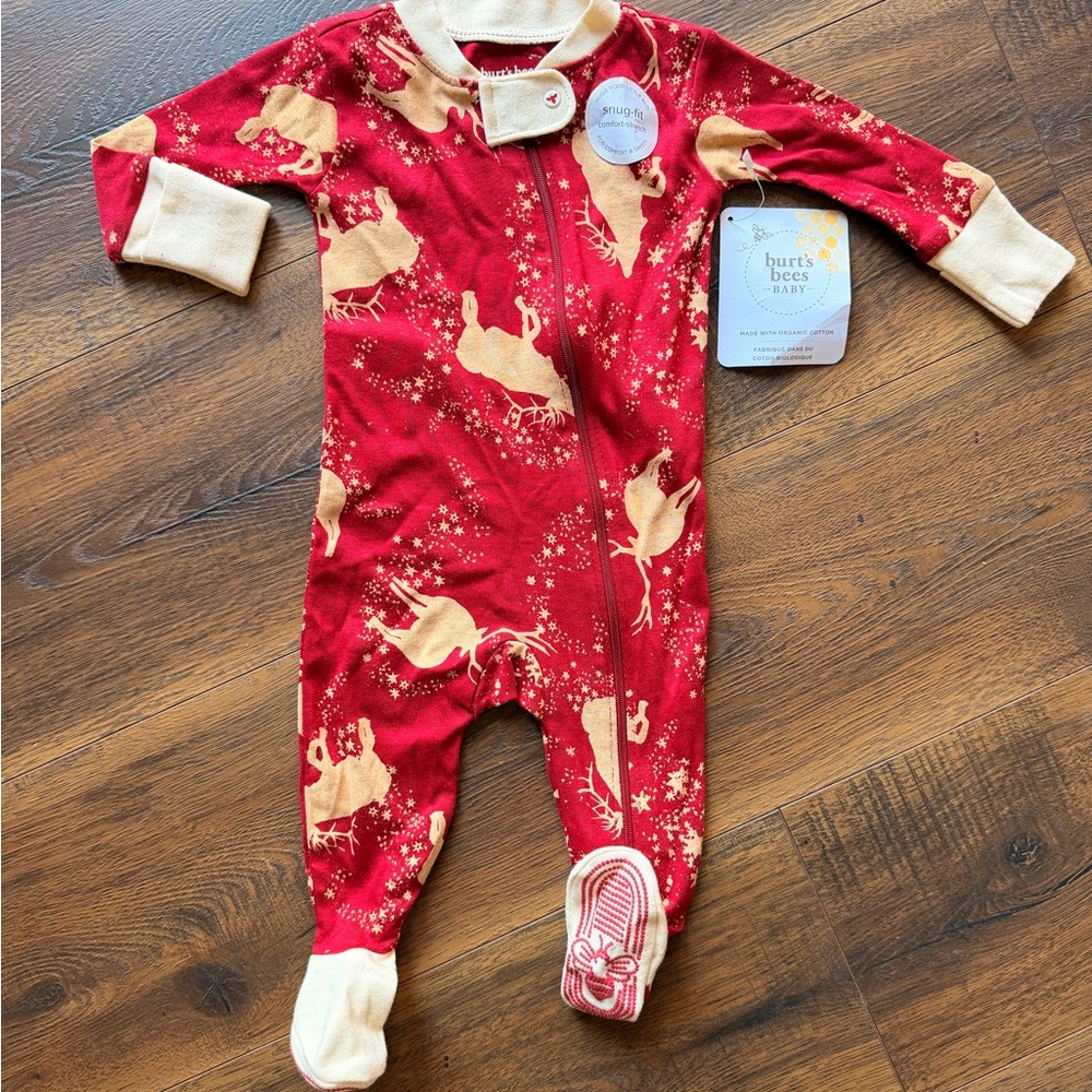 NEW Burt’s Bees Organic Cotton Footed Sleeper